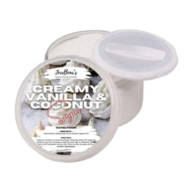 JerrBear’s front jar view showing label and 4oz size, conveys convenience