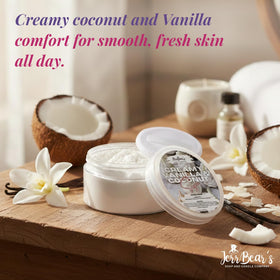 JerrBear’s powder on hand during application, demonstrates easy use