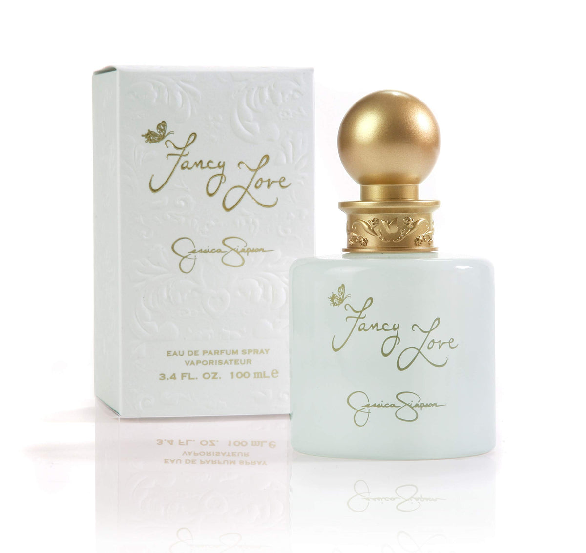 Jessica Simpson Fancy Love front bottle showcasing elegant packaging and romantic appeal