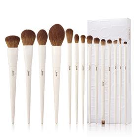 Jessup 14-piece set front packaging showing elegant light-grey box and brushes - premium gift look