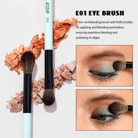 Jessup brushes inside makeup bag portraying portability and quick touch-up readiness