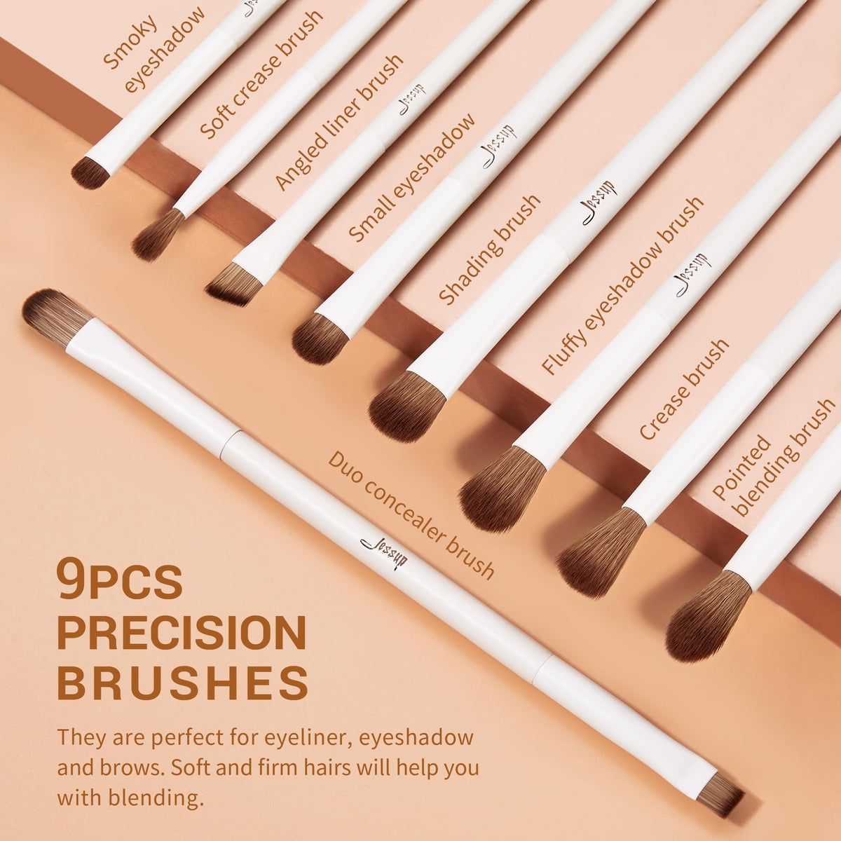 Jessup birch handle detail with non-slip finish for steady application and comfortable grip
