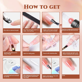 JEWHITENY finished manicure lifestyle shot showcasing salon-quality results