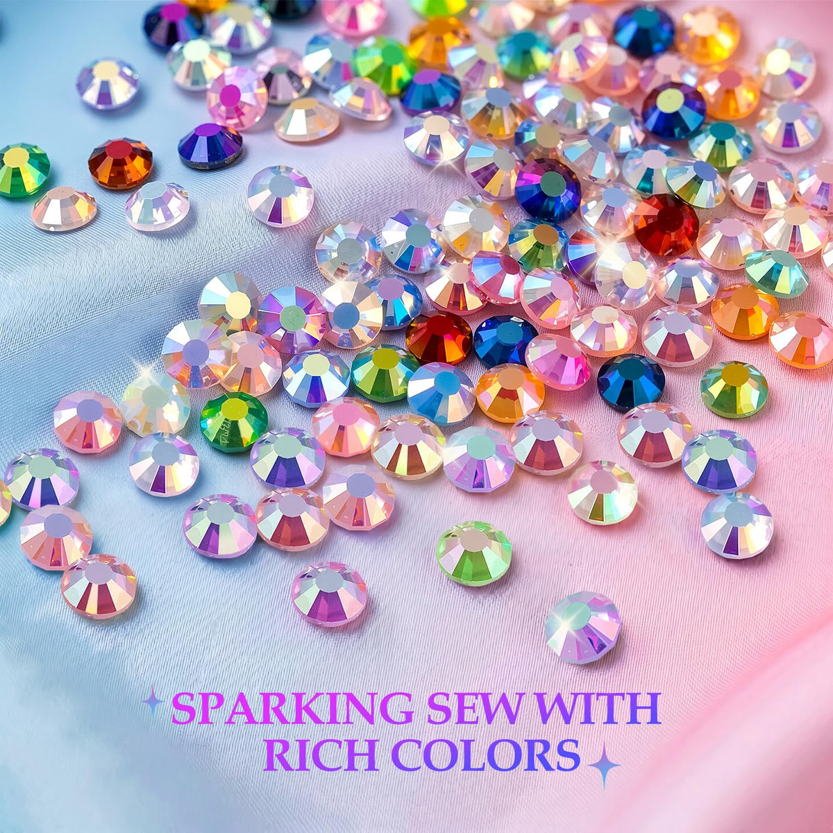 JGLXF applying rhinestones to phone case demonstrating clean, decorative finish