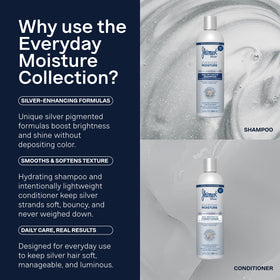jhirmack duo displayed on bathroom shelf evoking daily routine
