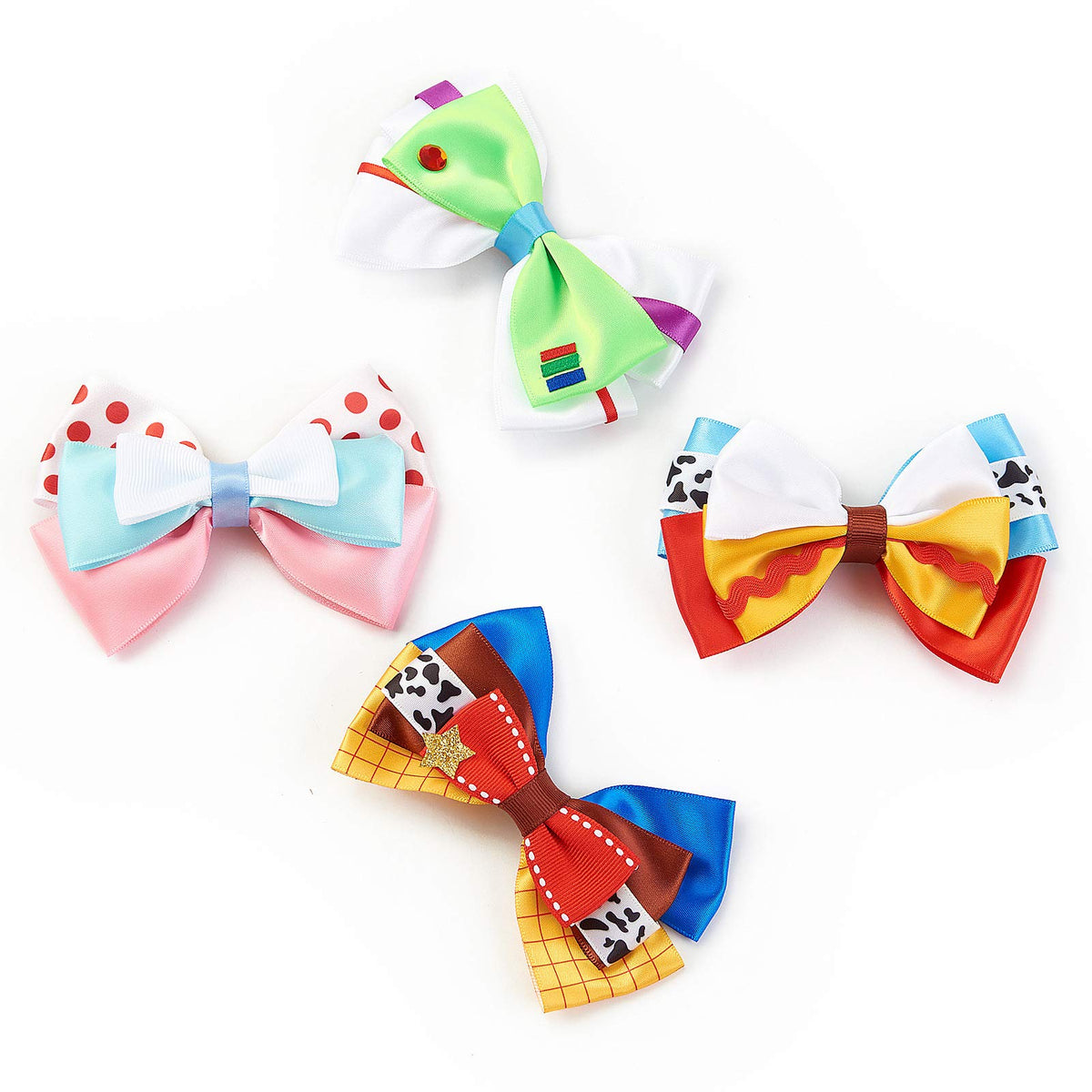 JiaDuo bow next to ruler showing accurate 4-inch size for fit