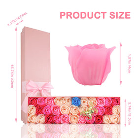 JIALEEY close-up of soap rose petals showing realistic detail and lasting decorative appeal