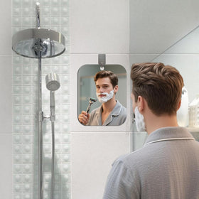 JIANGLAN close-up of mirror surface highlighting clear anti-fog benefit