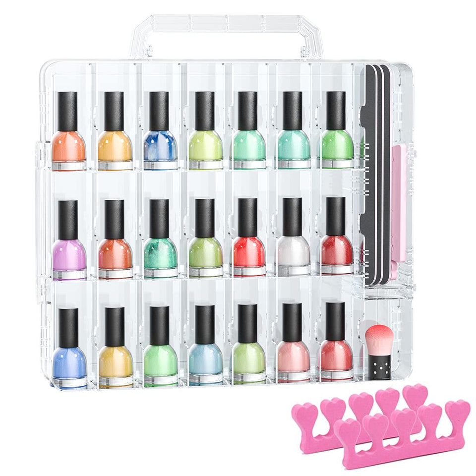 JIASHENG front view clear organizer showing compact storage and quick visual access