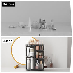 Jiavarry organizer in bathroom counter saving space and reducing clutter