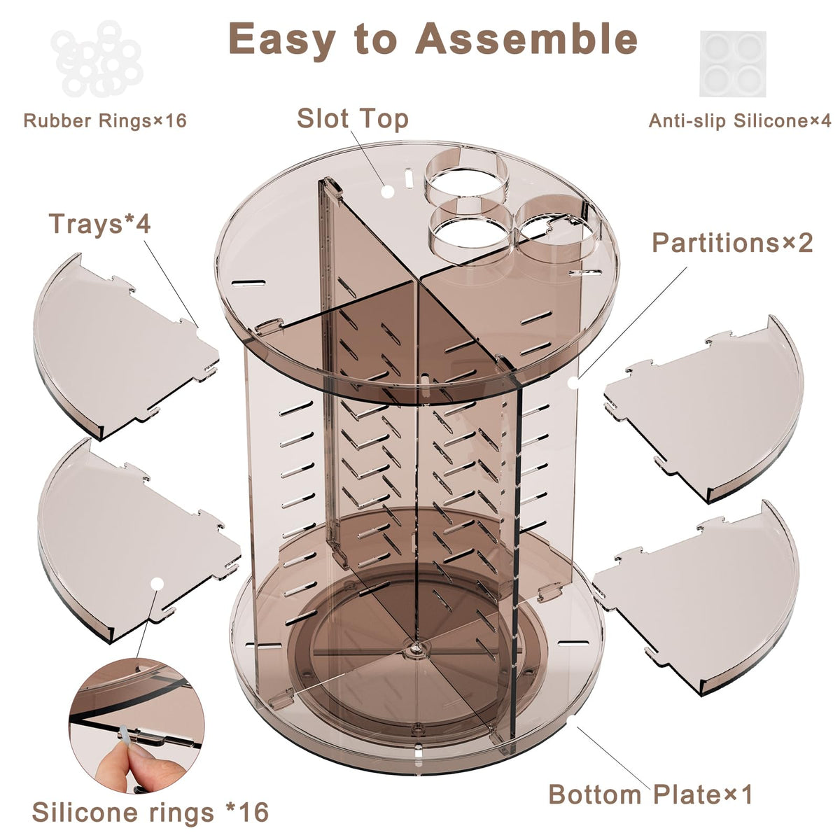 Jiavarry in-use vanity setting shows organized skincare for quick daily access