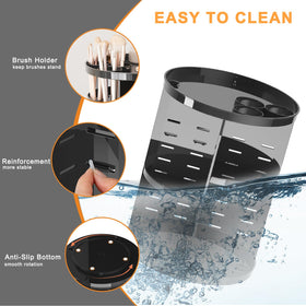 Jiavarry removable trays open to show storage capacity and separation