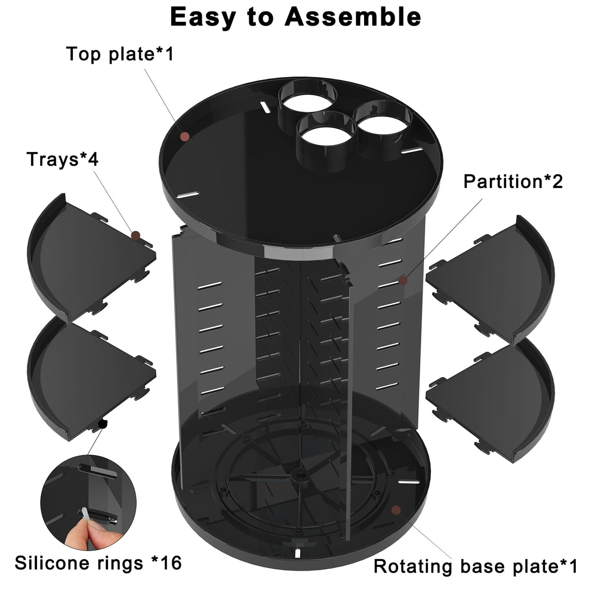 Jiavarry next to hand for size scale demonstrating compact footprint