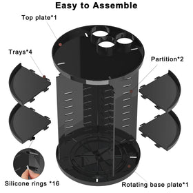 Jiavarry next to hand for size scale demonstrating compact footprint