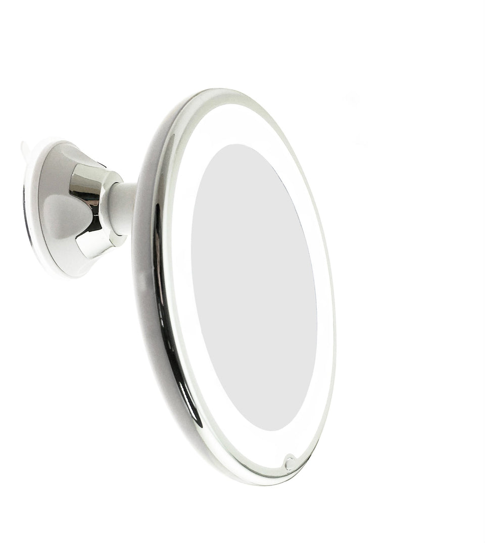 JiBen front view vanity mirror showing full face benefit precise grooming