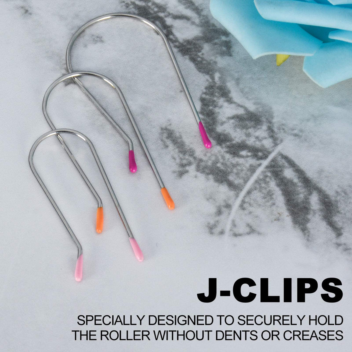 Jicoyin three clips size comparison demonstrating 0.75", 1", 1.25" fit and easy selection