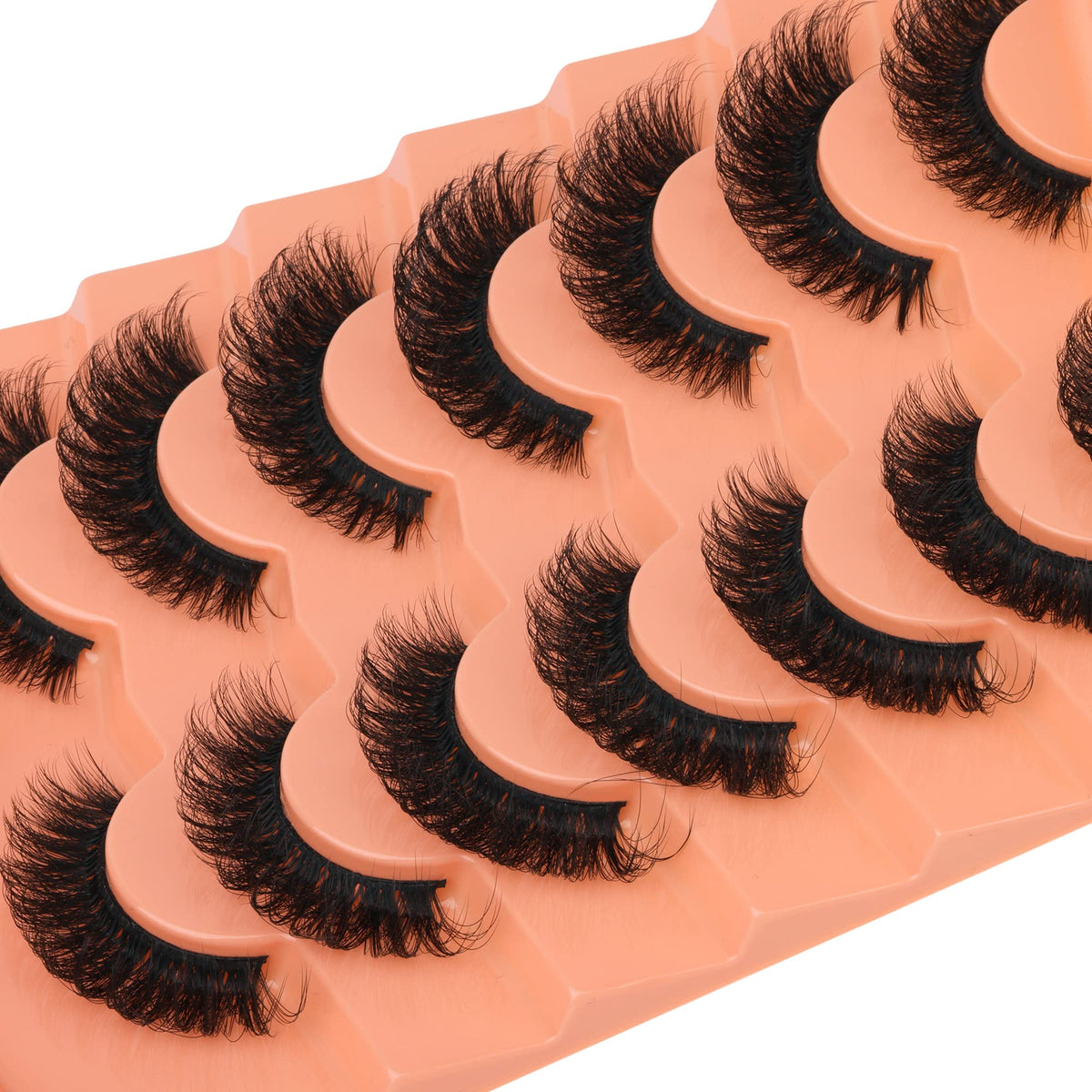 JIMIRE 15mm lashes beside ruler showing precise mid-length size