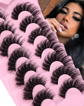 JIMIRE lashes beside ruler highlighting 20mm length, bold outer flare