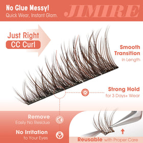 JIMIRE application demo pressing a cluster on lash line for ease