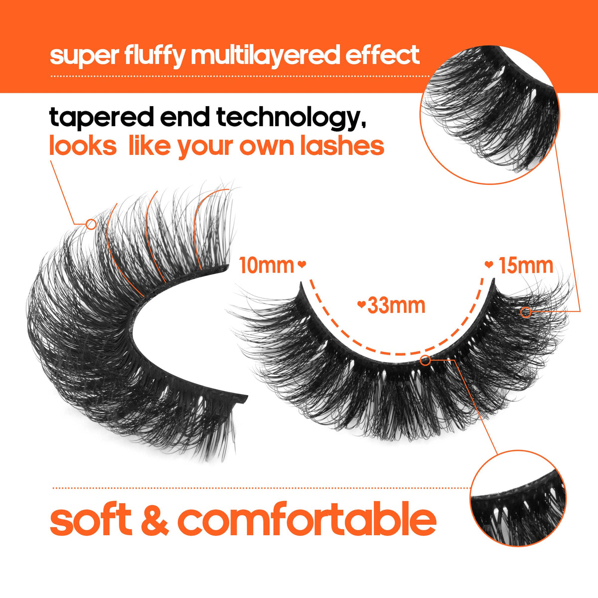 JIMIRE close-up of faux mink fibers highlighting soft natural texture