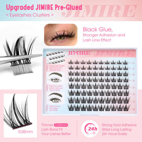 JIMIRE clusters neatly arranged on tray for organized reuse and storage
