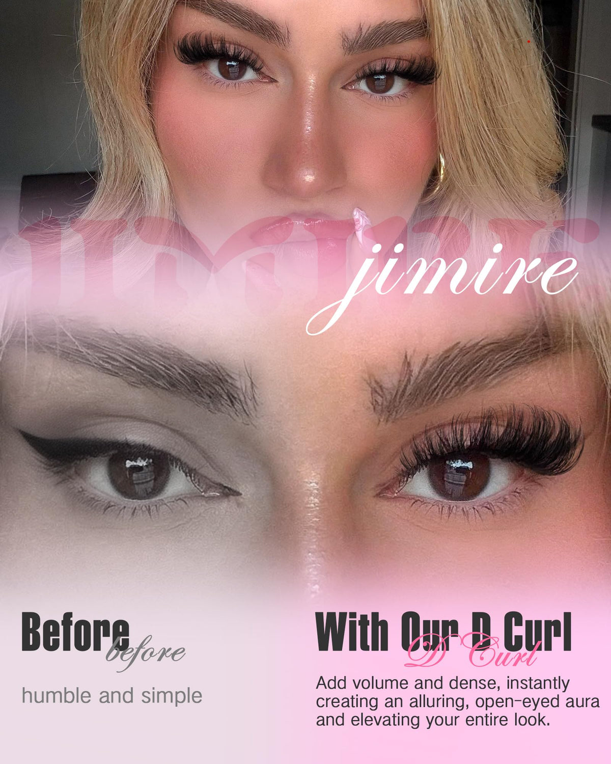 JIMIRE faux-mink fibers texture offering soft natural feel