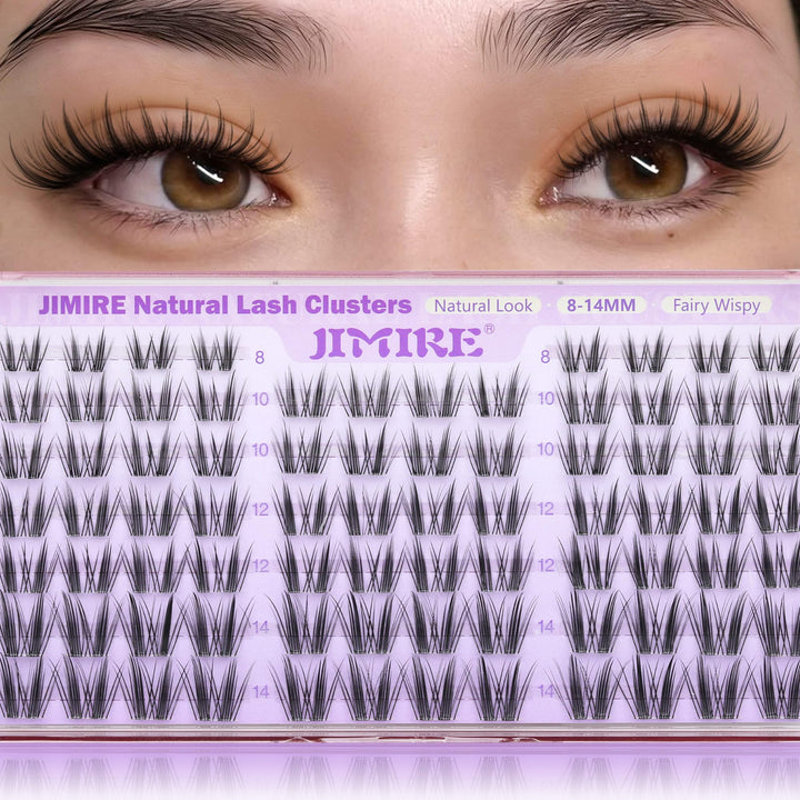 JIMIRE front packaging showing product and lengths, clear benefit of easy selection