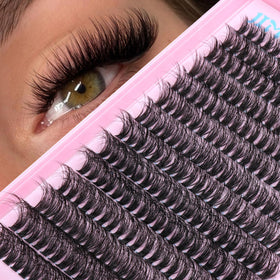 JIMIRE front packaging showing 280pcs clusters and lengths for quick styling