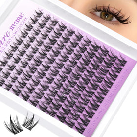 JIMIRE front packaging showing 110-piece manga lash clusters and benefits