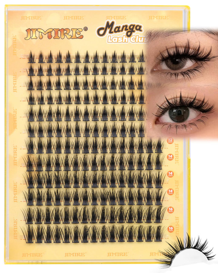JIMIRE front packaging showing 180-piece mixed cluster kit and clear labeling for easy selection