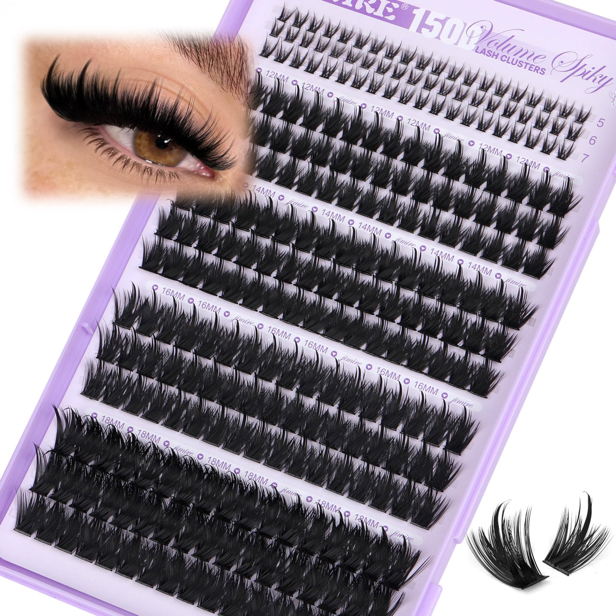 JIMIRE front packaging showing full cluster kit and quick styling benefit