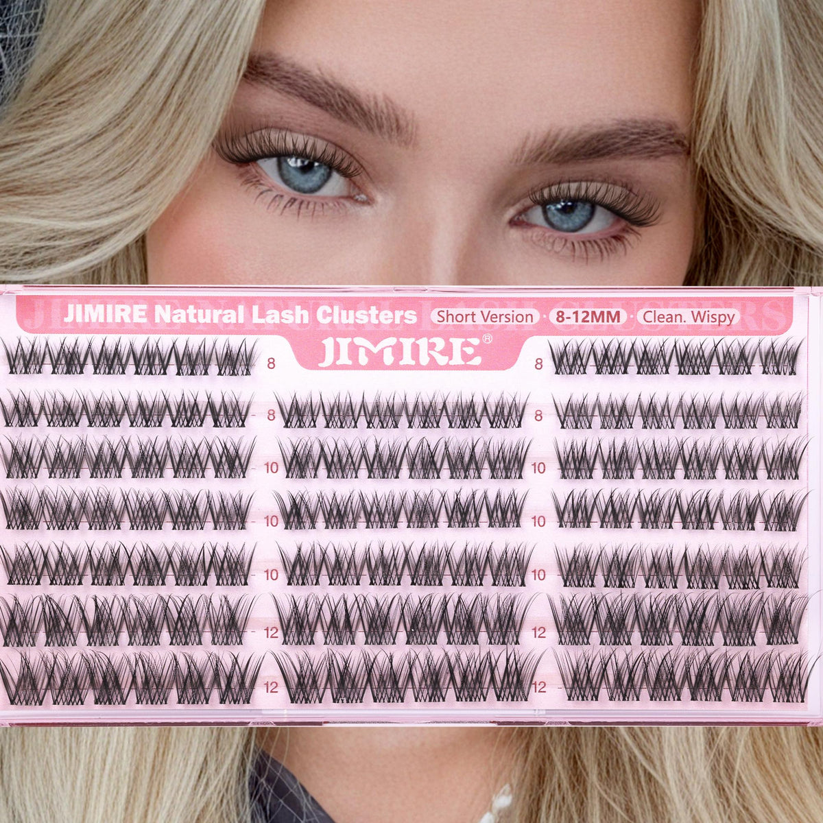 JIMIRE full eye after application showing natural lift and subtle volume benefit