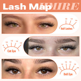 JIMIRE lashes on a natural eye illustrating subtle volume and comfortable wear