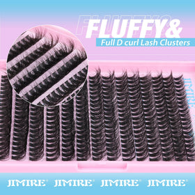 JIMIRE mixed lengths tray displaying 9–16mm clusters for natural blending