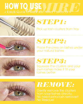 JIMIRE lifestyle image with soft daytime makeup highlighting natural-looking lash enhancement