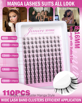 JIMIRE lifestyle shot of kit in travel bag for easy on-the-go touch-ups