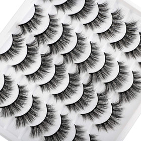 JIMIRE lashes beside ruler showing length for custom trimming
