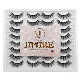 JIMIRE storage tray with lashes and tools to protect shape and reuse