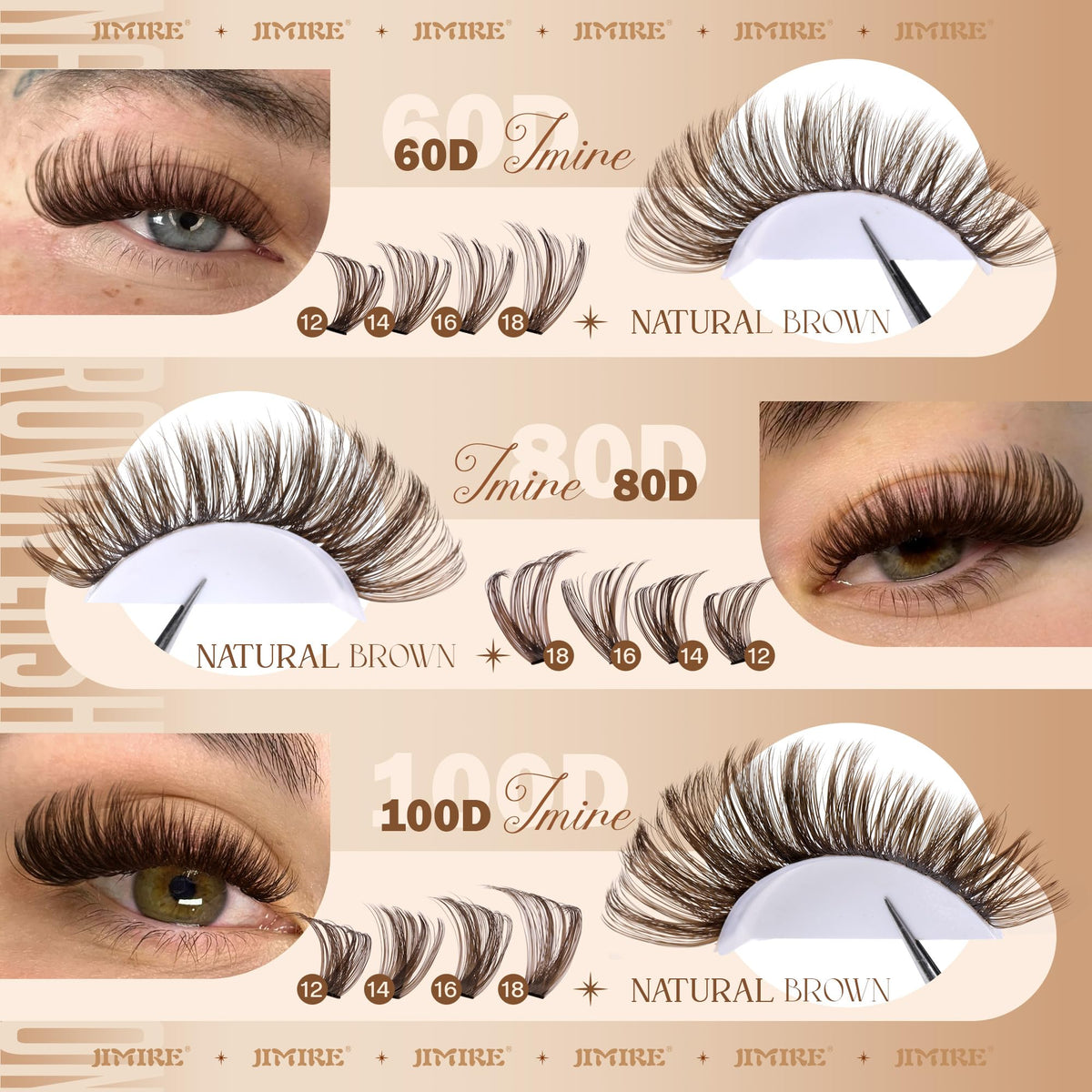 JIMIRE fiber texture detail highlighting featherlight medical-grade material for comfort