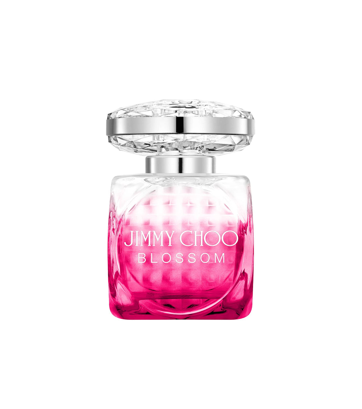 Jimmy Choo Blossom front bottle view showing elegant packaging and aspirational style