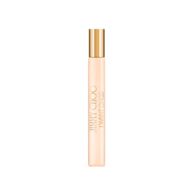 JIMMY CHOO purse spray front view showing elegant compact bottle and label