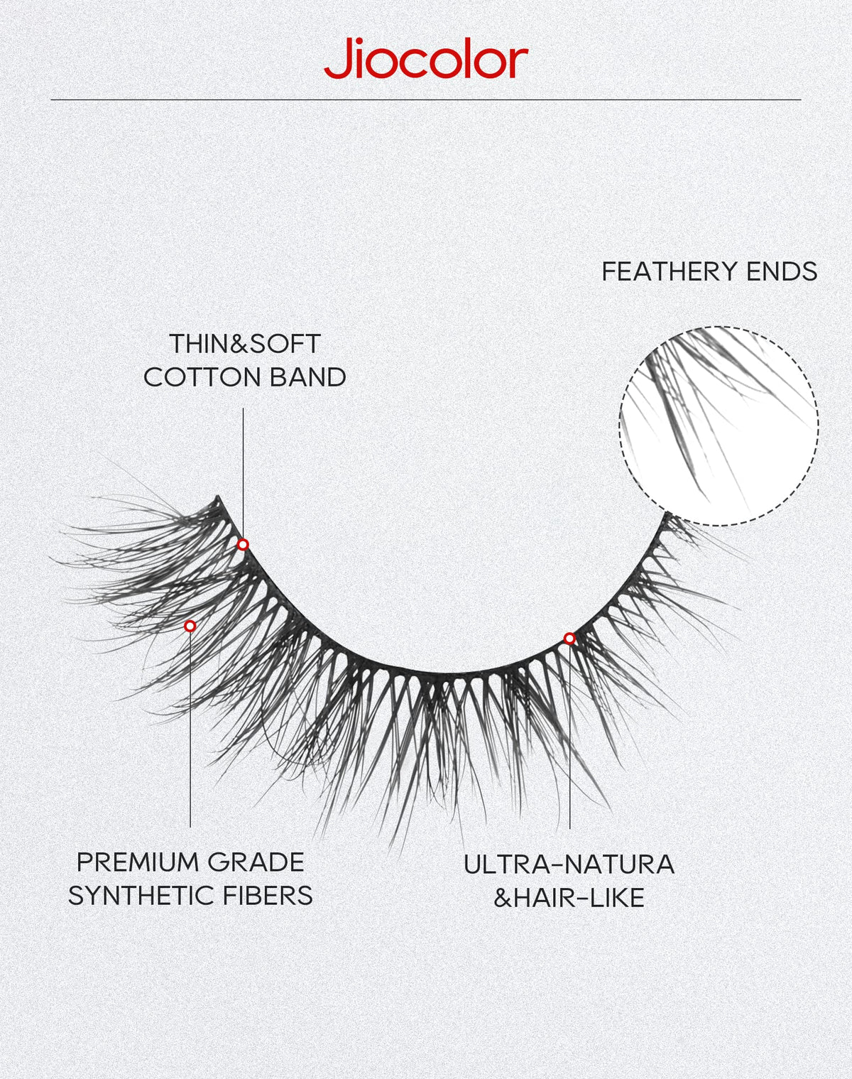 Jiocolor lashes beside ruler for scale, showing accurate 13mm length