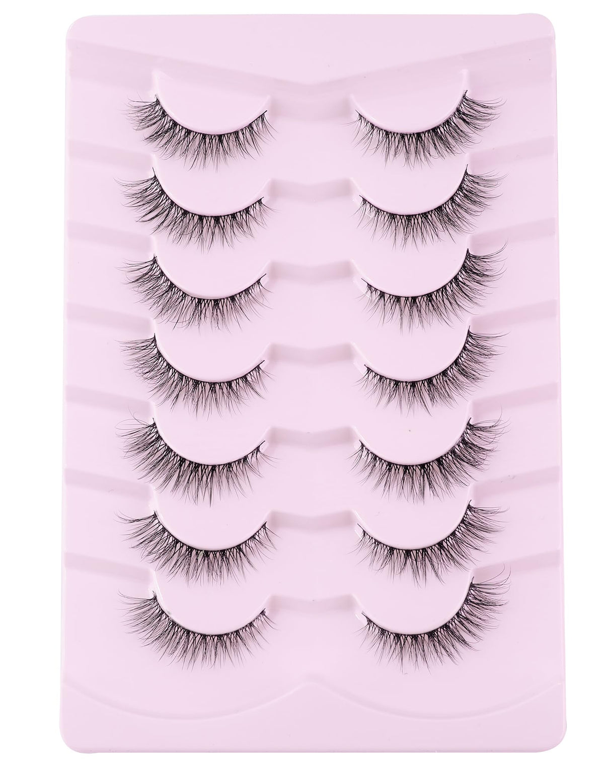 Jiocolor lashes worn on eye left side, showing natural winged lift