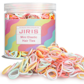 JIRIS front view of clear 1000pcs container showing bulk supply and tidy storage