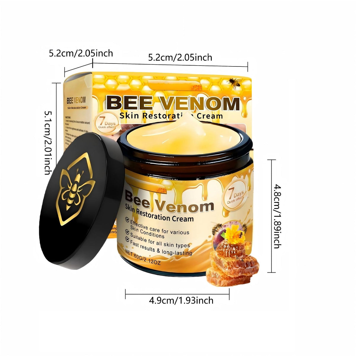 JISKG jar on bathroom vanity in lifestyle scene for daily routine benefit