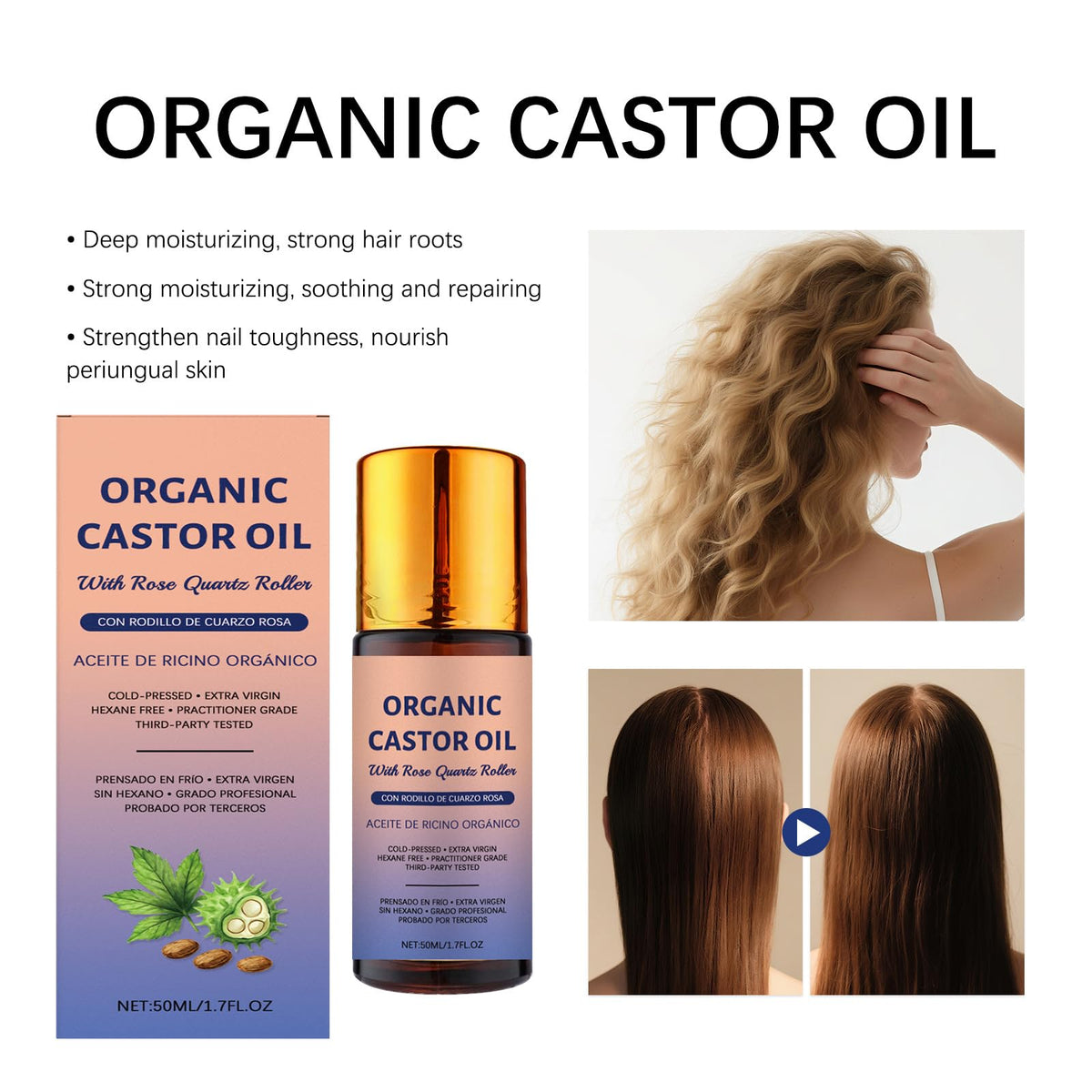 JISKG scalp spot treatment in use showing massage action for stronger hair benefit
