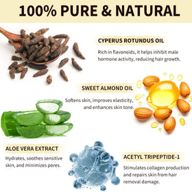 JIUYUANCHUNJJ applying oil to underarm to soothe and hydrate skin