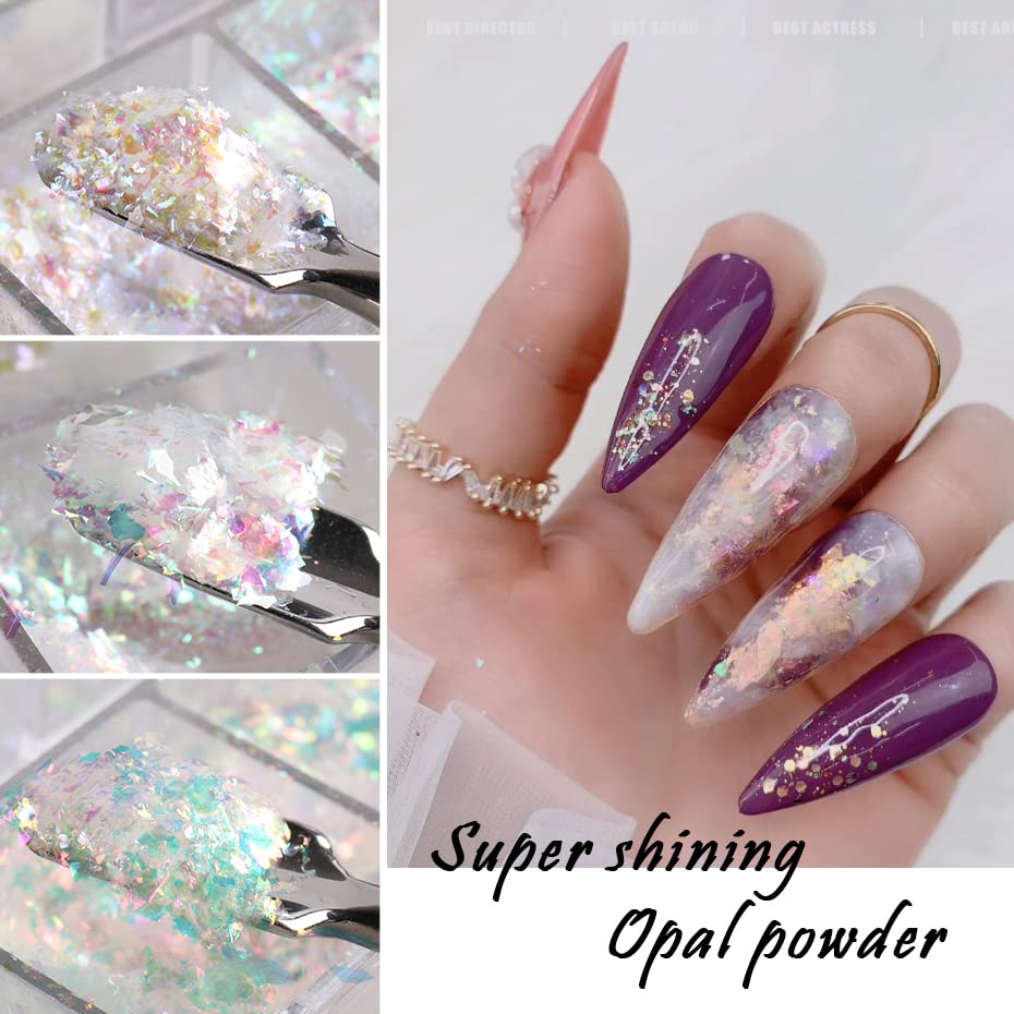 jmeowio application on natural nail demonstrating quick adhesion and sparkle