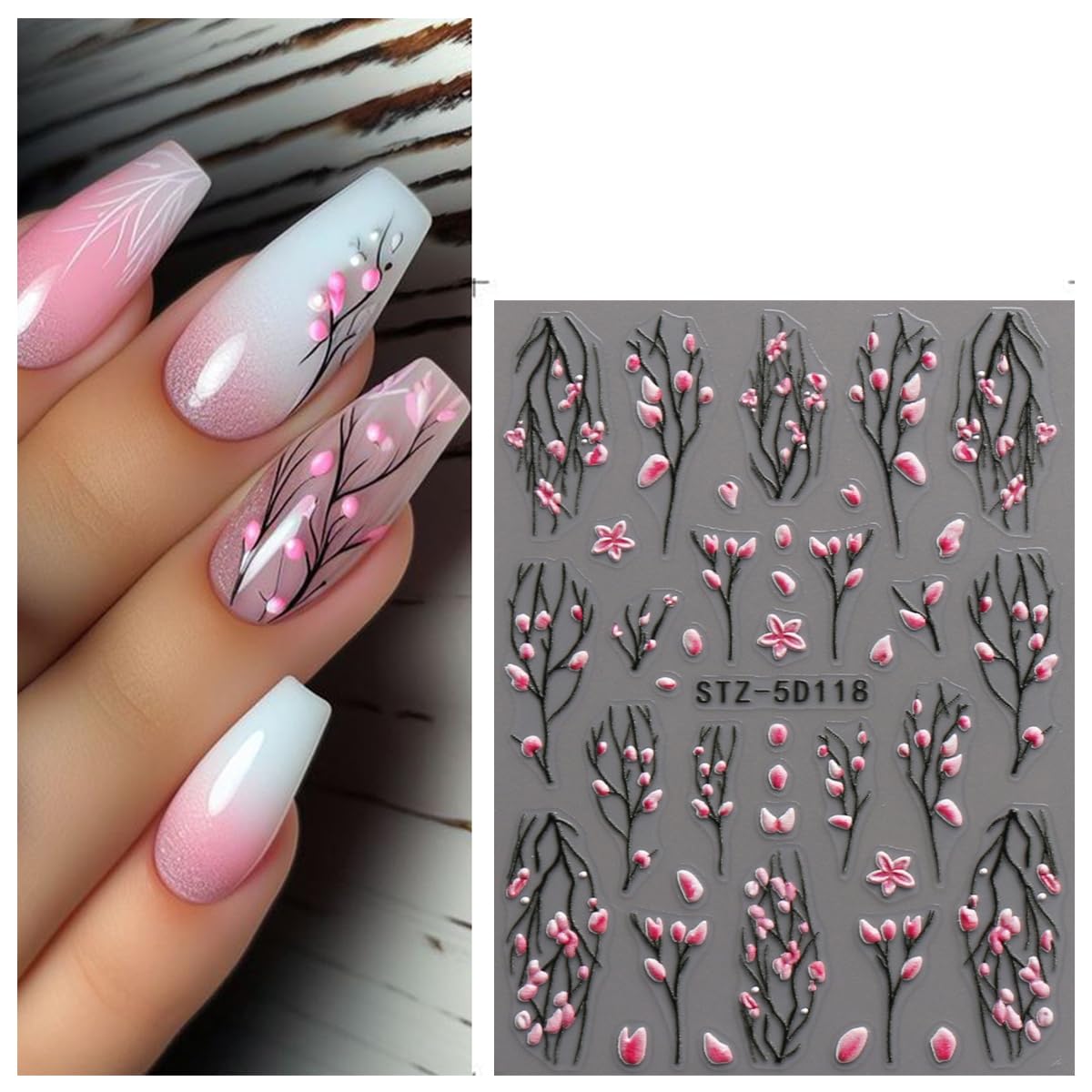 jmeowio on a natural fingernail showing quick application and pretty result