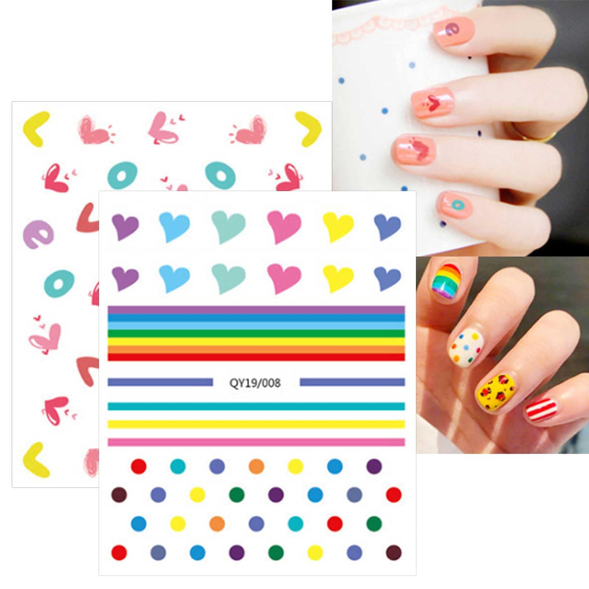 jmeowio hand peeling sticker demonstrating easy application and removal